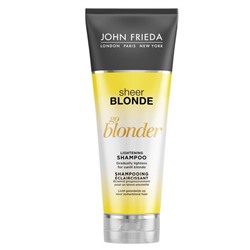 Осветляющий шампунь John Frieda Sheer Blonde Go Blonder для натуральных, мелированных и окрашенных волос, 250 мл