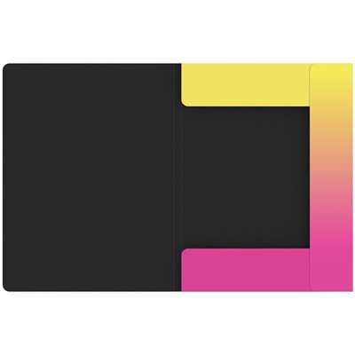Папка на резинках BERLINGO "Radiance" градиент, желтый/розовый (FB4_A4001) А4, 600мкм