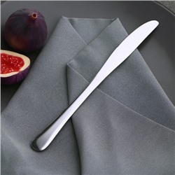 Нож столовый Доляна «Плейн Бритиш», h=22,7 см, толщина 2 мм