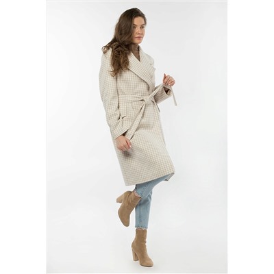01-10570 Пальто женское демисезонное (пояс)
