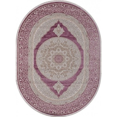 Ковёр овальный Morocco d763, размер 80x140 см, цвет pink