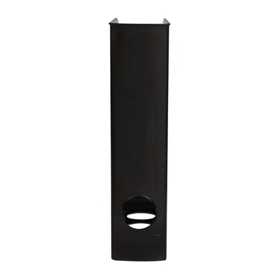Лоток вертикальный для бумаг СТАММ "Лидер" черный (ЛТВ-30450) ширина 75мм