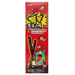 Соломка в шоколаде со взрывной карамелью Sunyoung, Корея, 54 г