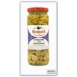 Оливки зелёные резаные, Serrata, 320 гр