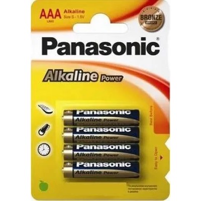 Батарейка LR3 "Panasonic Alkaline Power", алкалиновая, на блистере BL4