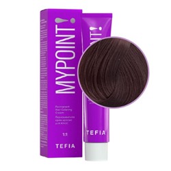 TEFIA Mypoint 7.61 Гель-краска для волос тон в тон / Блондин махагоново-пепельный, безаммиачная, 60 мл
