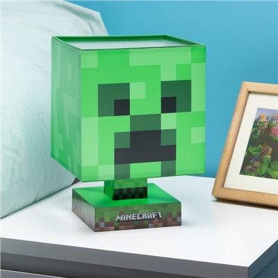 Светильник Майнкрафт Крипер Minecraft Creeper Icon Lamp