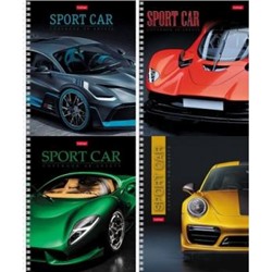 Тетрадь  48л клетка на спирали "Sport car" (062642) Хатбер {Россия}