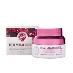 Enough Крем с витаминами для сияния кожи / Real Vita 8 Complex Pro Bright Up Cream, 50 мл