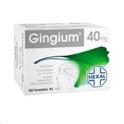Gingium 40 mg Filmtabletten (120 шт.) Гингиум Таблетки в оболочке 120 шт.