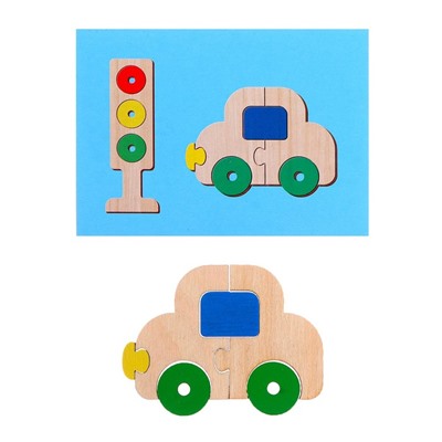 Пазл конструктор деревянный «Автотранспорт»