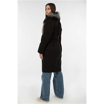 02-3063 Пальто женское утепленное (пояс)