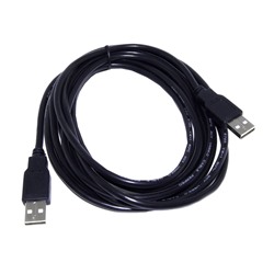 Кабель USB - USB 2.0 (A-A) 3 м (U4402) черный