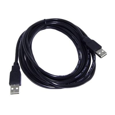Кабель USB - USB 2.0 (A-A) 3 м (U4402) черный