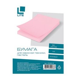 Бумага  А4 50л 70 г/м2 пастель розовый CPL50C-Pi LITE {Россия}