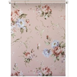 Рулонная штора «Розарий», 40 х 175 см, цвет розовый