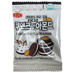 Обжаренный миндаль со вкусом печенья и сливок Murgerbon, Корея, 10 г