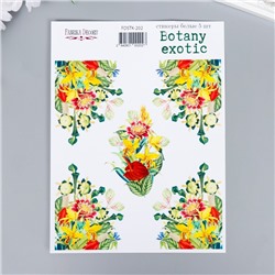 Набор стикеров "Botany exotic" 5 шт