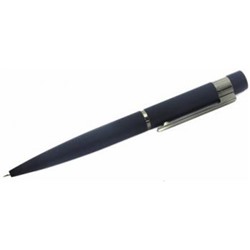 Ручка автоматическая шариковая 1.0мм "VERONA" синяя, черный металлический корпус 20-0216 Bruno Visconti {Китай}
