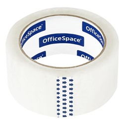Клейкая лента 48мм*66м "OfficeSpace" прозрачная, 50мкм (КЛ_55384) морозостойкая