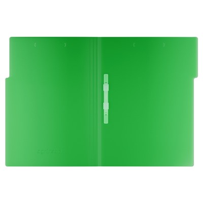 Скоросшиватель пластиковый А4 BERLINGO "No Secret" полупрозрачный зеленый (FP4_04104) 500мкм