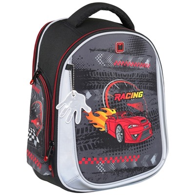 Рюкзак Mag Taller Unni "Racing Red" (40721-18) 38*30*18см, цвет черный, 2 отделения, 2 кармана, эргономичная спинка