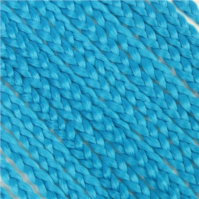 Косы для афрорезинок, 60 см, 15 прядей (CE), цвет синий(#F21)
