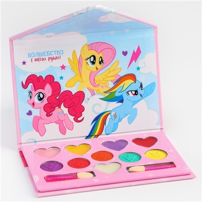 Набор косметики My Little Pony, тени 5 цв по 1,3 гр, блеск 5 цв по 0,8 гр
