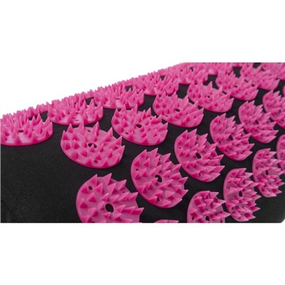 Набор акупунктурный Bradex «НИРВАНА»: подушка, коврик, сумка, цвет чёрный, фиолетовый