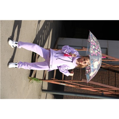 Спортивный костюм из хлопкового трикотажа DANCER лаванда
