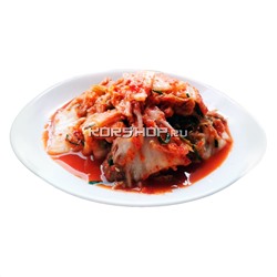 Кимчи - пекинская капуста, квашенная по-южно-корейски (острая) Чонджон, 450 г