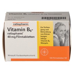 Vitamin-B6-ratiopharm (Витамин-б6-ратиофарм) Tabletten 100 шт