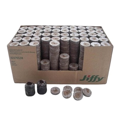 Таблетки торфяные, d = 3.6 см, с оболочкой, набор 640 шт., Jiffy-7 Forestry