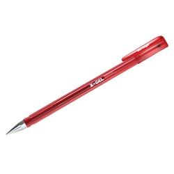 Ручка гелевая Berlingo "X-Gel" (CGp_50122) красная, 0.5мм