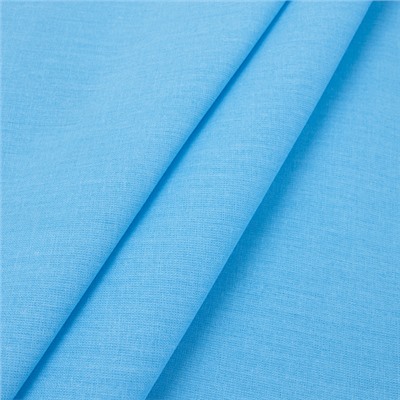 Поплин гладкокрашеный 220 см 115 гр/м2 цвет голубой
