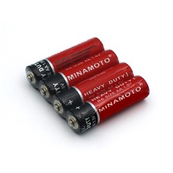 Батарейка R6 "Minamoto", без блистера, по 4шт. в спайке
