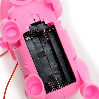 Интерактивная игрушка «Оленёнок Робби», звук, свет, цвет розовый