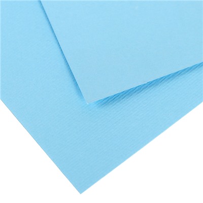 Картон цветной Sadipal Sirio двусторонний: текстурный/гладкий, 210 х 297 мм, Sadipal Fabriano Elle Erre, 220 г/м, голубой