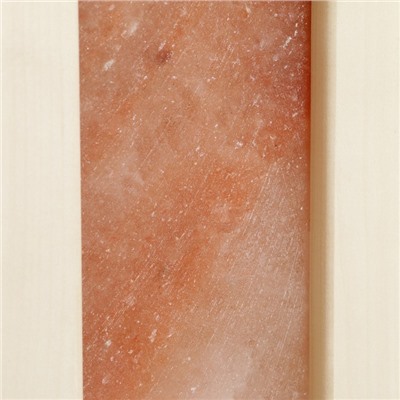 Абажур с гималайской солью 1 плитка, липа, 29х40х13 см