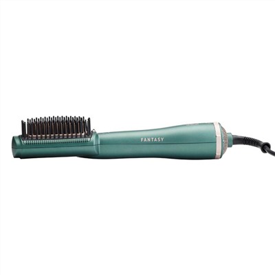 Dewal Beauty Фен-расческа для волос с нагревающимися зубцами / Fantasy HB4000, 500 Вт, зелёный