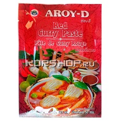 Красная паста карри Aroy-D 50 г
