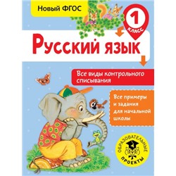Русский язык. Все виды контрольного списывания. 1 класс (Артикул: 40591)