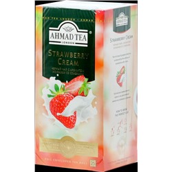 AHMAD. Strawberry Cream (клубника, сливки) карт.пачка, 25 пак.