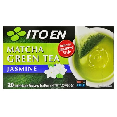 Зеленый чай с добавлением Матча и жасмина Itoen (20 шт.), Япония, 30 г Акция