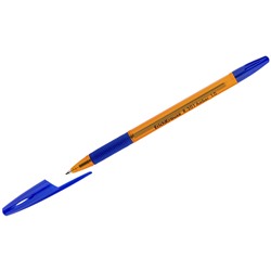 Ручка шар. ErichKrause "R-301 Amber" (39530) синяя, 0.7мм, грип
