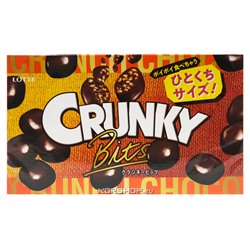Хрустящий шоколад Crunky Bits Lotte, Япония, 63 г.
