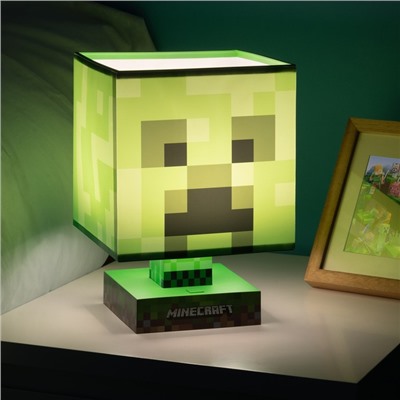 Светильник Майнкрафт Крипер Minecraft Creeper Icon Lamp