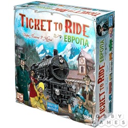 Игра HOBBYWORLD "Ticket to Ride. Европа" семейная игра, стратегия (1032) возраст 8+