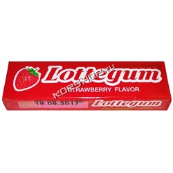 Жевательная резинка Lotte Gum Клубника, Корея, 12,5 г