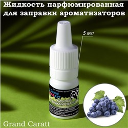 Жидкость парфюмированная Grand Caratt, для заправки ароматизаторов, виноград, 5 мл